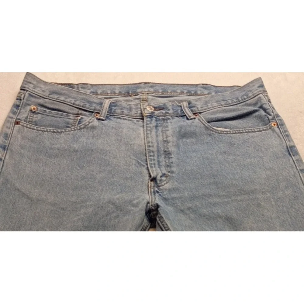 Levis 505 Regular Fit Straight Leg Light Wash Denim Jeans Men's Five Pocket NWOT